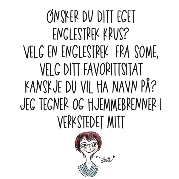 Eget personelig Englestrek krus