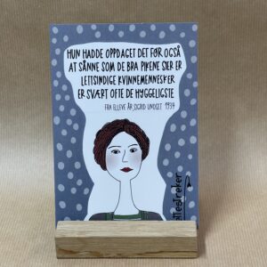 Postkort Sigrid Undset sitat